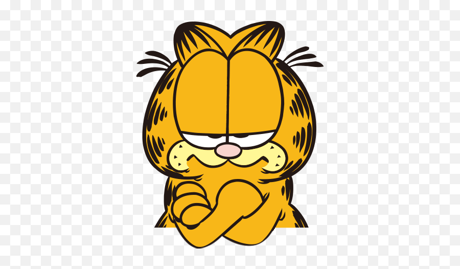 Pin - Garfield Face Clipart Emoji,Garfield Png