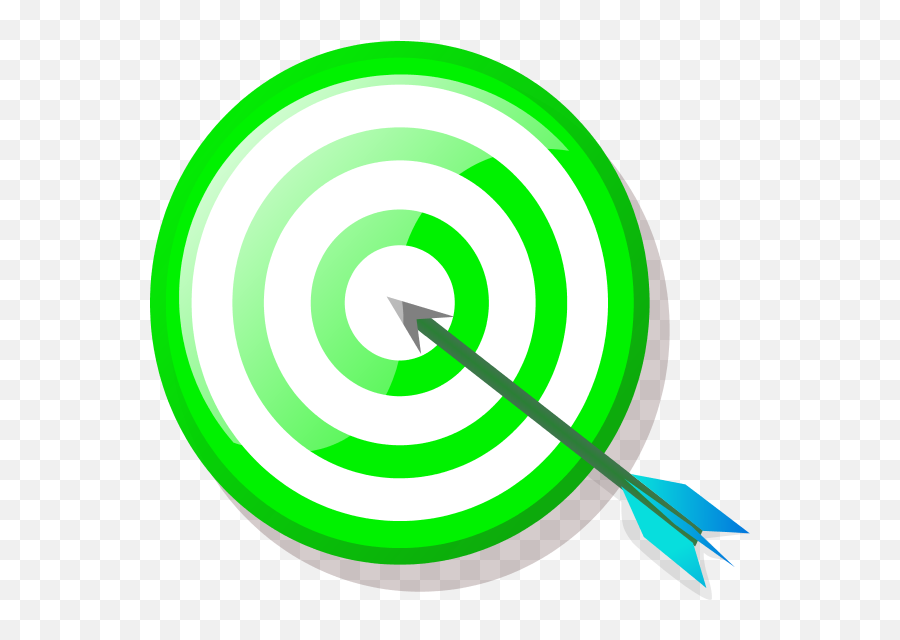 Arrow - Target Arrow Image Green Emoji,Target Clipart