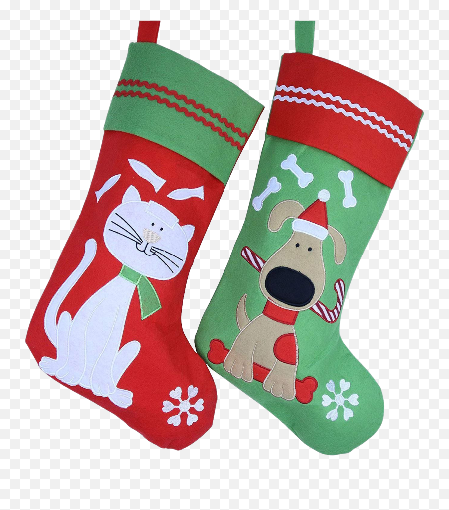 Christmas Stockings Png File Png Mart - Christmas Stocking For Pets Emoji,Stocking Png
