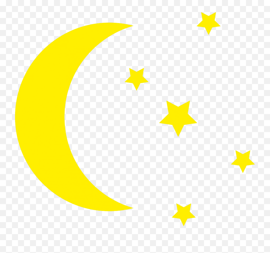 Cartoon Crescent And Stars Clipart Free Download - Moon And Srars Clipart Emoji,Stars Clipart Transparent