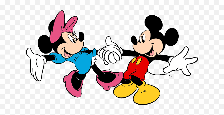 Minnie Clipart Mickey Mouse - Novocomtop Transparent Mickey Mouse Dancing Emoji,Mickey And Minnie Clipart