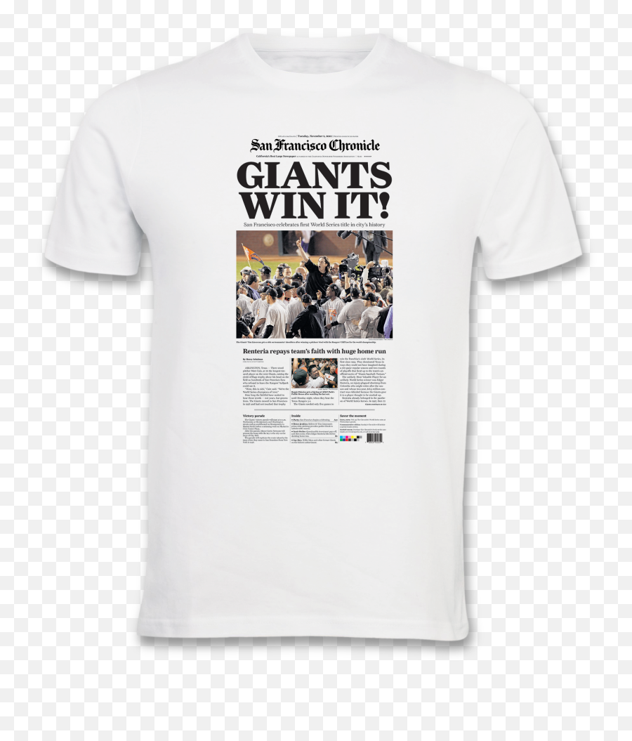 Sf Giants 2010 World Series Win T - Shirt Sf Giants Chronicle Shirt Emoji,Sf Giants Logo