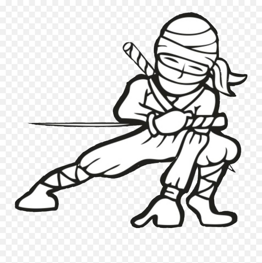 Baby Angel Ak 47 Gun Drawing Freetoedit - Cool Ninja Drawing Emoji,Ninja Clipart Black And White