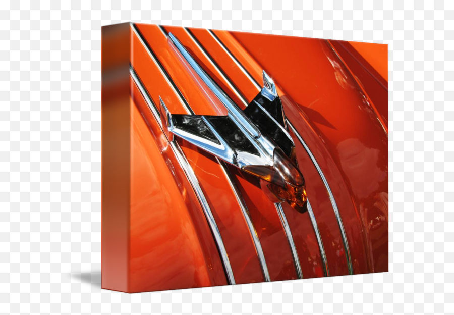 1954 Pontiac Hood Ornament - Automotive Paint Emoji,Red Hood Logo