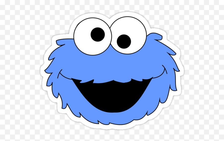 Cookie Monster 0 Images About Sesame - Clipart Cookie Monster Emoji,Monster Outline Clipart