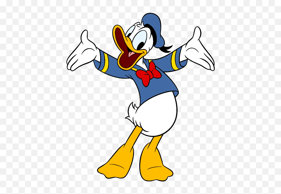Donald Duck Clipart Free Clipart Images - Clipart Donald Duck Png Emoji,Duck Clipart