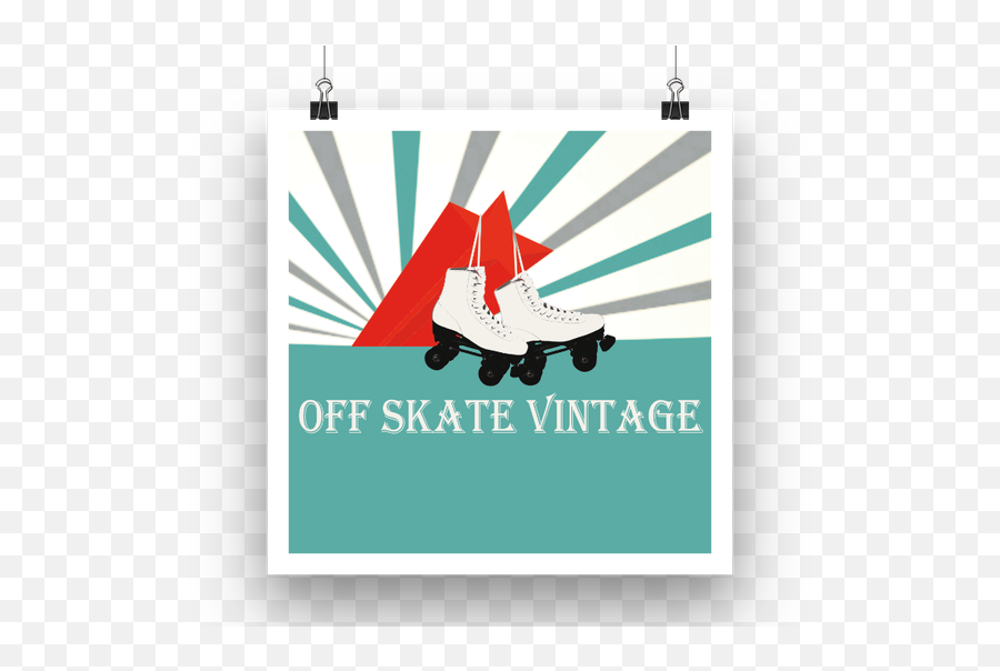 Off Skate Vintage Logo Blossom Dreams By Design - Roller Skating Emoji,Vintage Logo