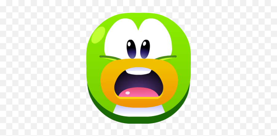 Emojis Club Penguin Wiki Fandom - Happy Emoji,Shocked Emoji Png