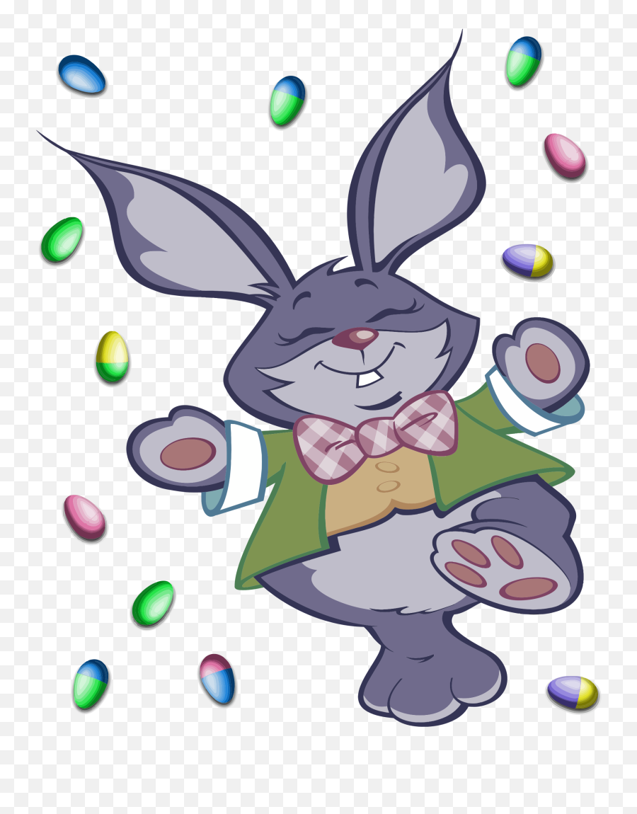 Clipart Bunny Character - Easter Bunny Png Download Full Easter Bunny Transparent Clipart Png Emoji,Easter Bunny Png