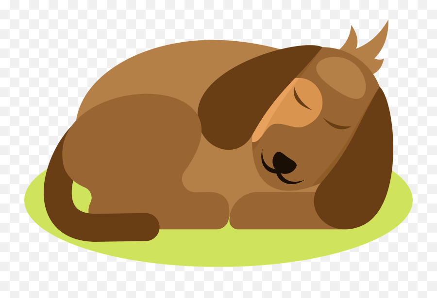 Sleeping Dog Clipart - Sleeping Dog Clipart Emoji,Dog Clipart