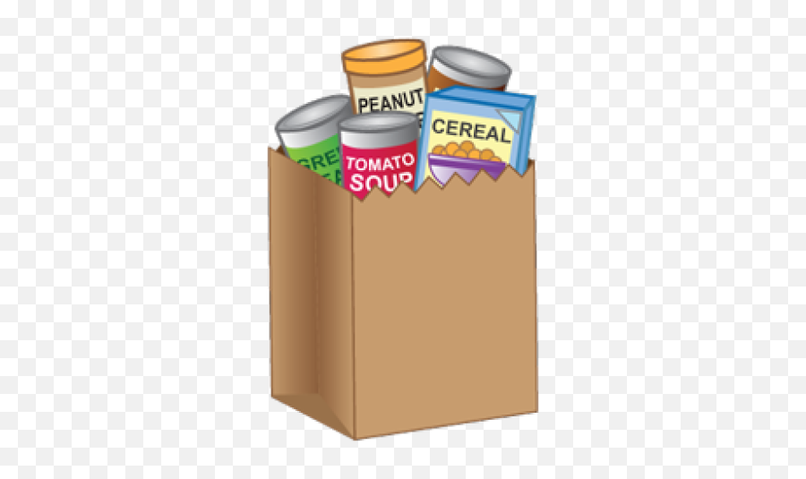 Library Of Clip Royalty Free Of Non - Perishable Food Png Bag Of Canned Food Emoji,Food Drive Clipart