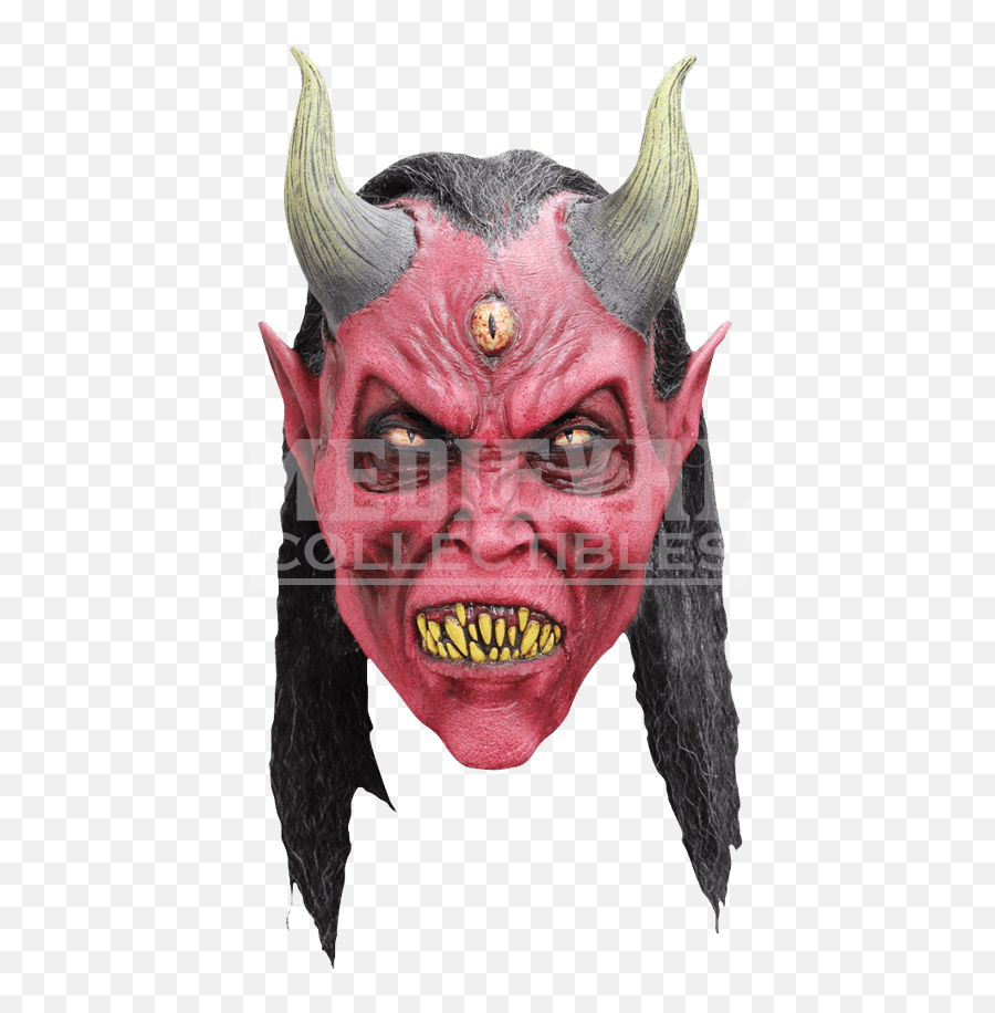 Download Scary Demon Horns Png Image - Demon Mask Emoji,Demon Horns Png