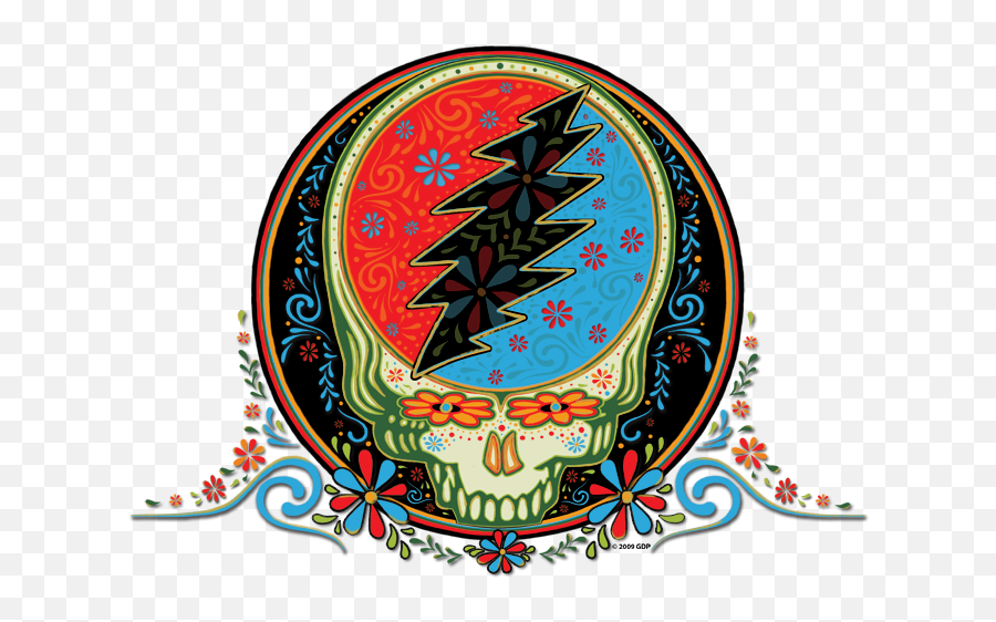 The Grateful Dead Logo Png - Sts9 Steal Your Face Emoji,Grateful Dead Logo