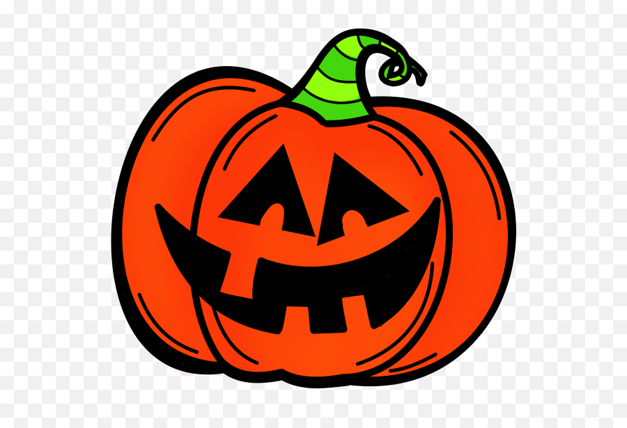October Clipart Potluck October - Clip Art Jack O Lantern Free Emoji,October Clipart