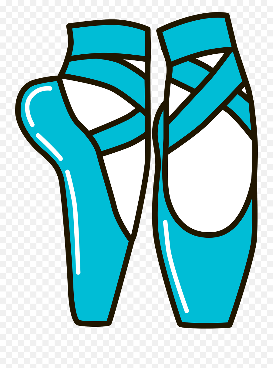 Ballet Shoes Clipart - Ballet Shoes Clipart Blue Emoji,Shoes Clipart