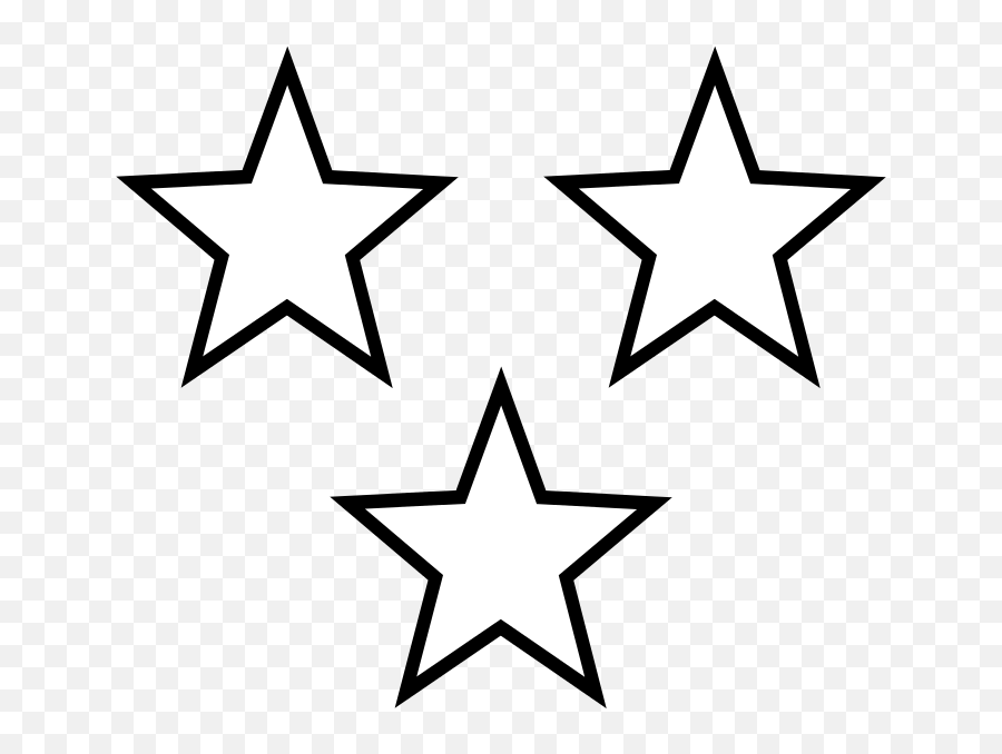 Filewhite Stars 3svg - Wikimedia Commons Transparent Black And White Star Clipart Emoji,White Stars Png