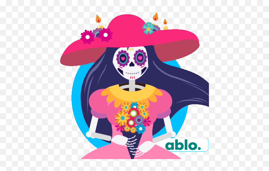 Ablo U2013 Flor3nc Emoji,Dia De Los Muertos Clipart