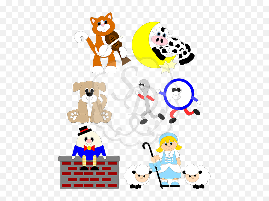 Nursery Rhymes Collection Emoji,Nursery Rhymes Clipart