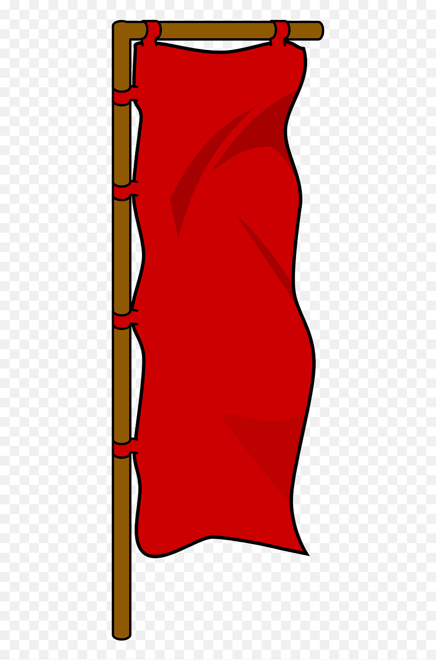 Red Flag Corner - Transparent Vertical Banner Png Emoji,Red Flag Png