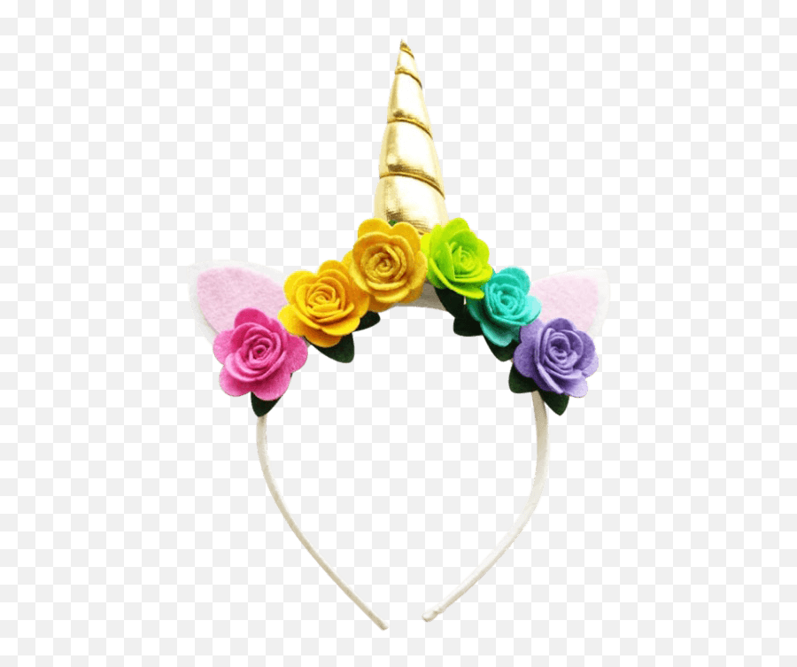 Rainbow Unicorn Horn Png - Unicorn Hair Clip Diy Emoji,Unicorn Horn Png