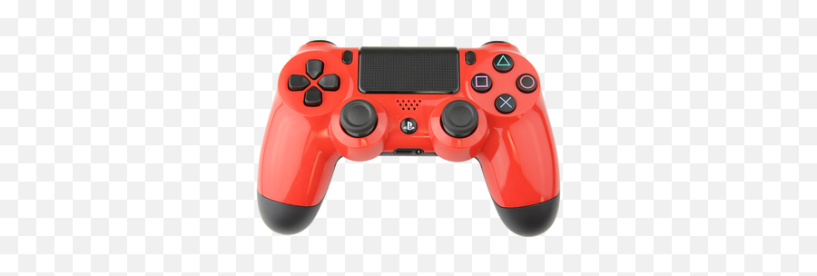 Playstation4 Controller Red Png Transparent Background Free - Red Playstation Controller Transparent Emoji,Playstation Controller Png