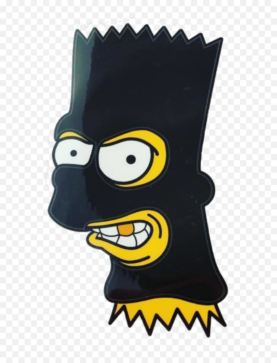 Gangster Stickergang Bart Simpsons Robber Mob - Gangster Bart Simpsons Emoji,Robber Clipart