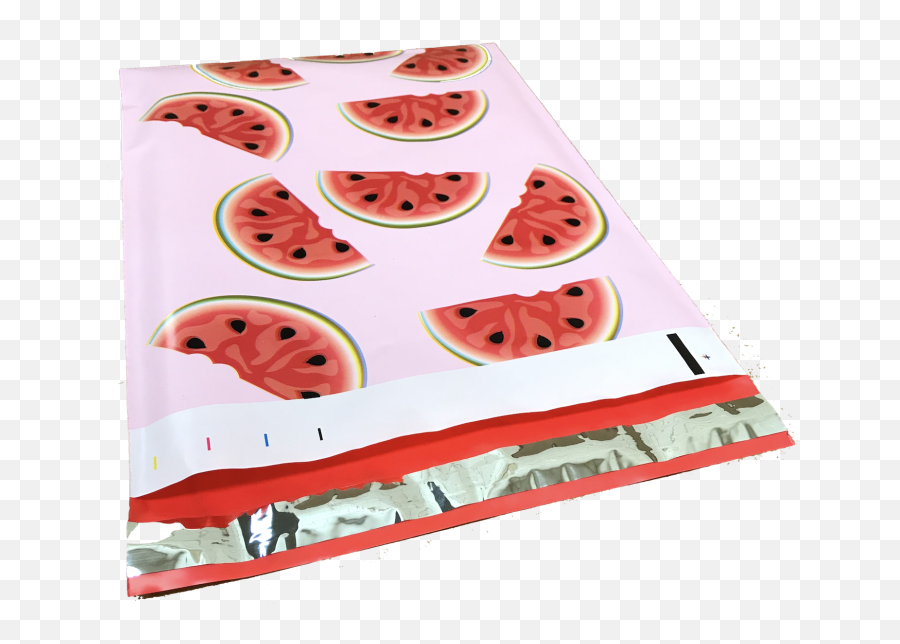 Watermelon Designer Poly Mailers 10x13 - Watermelon Polymailer Emoji,Watermelon Transparent