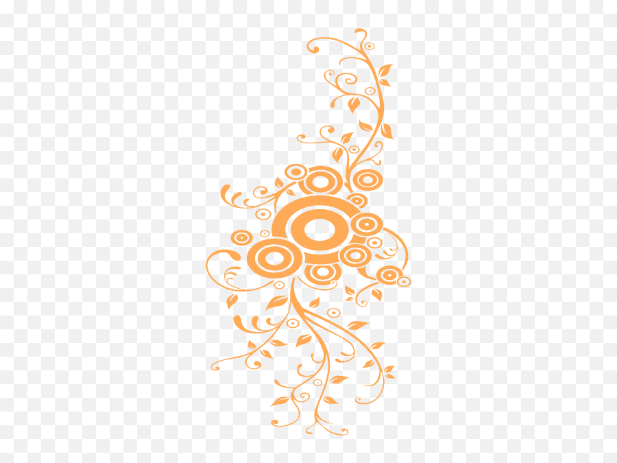 Orange Swirls Clip Art At Clkercom - Vector Clip Art Online Emoji,Swirl Design Png