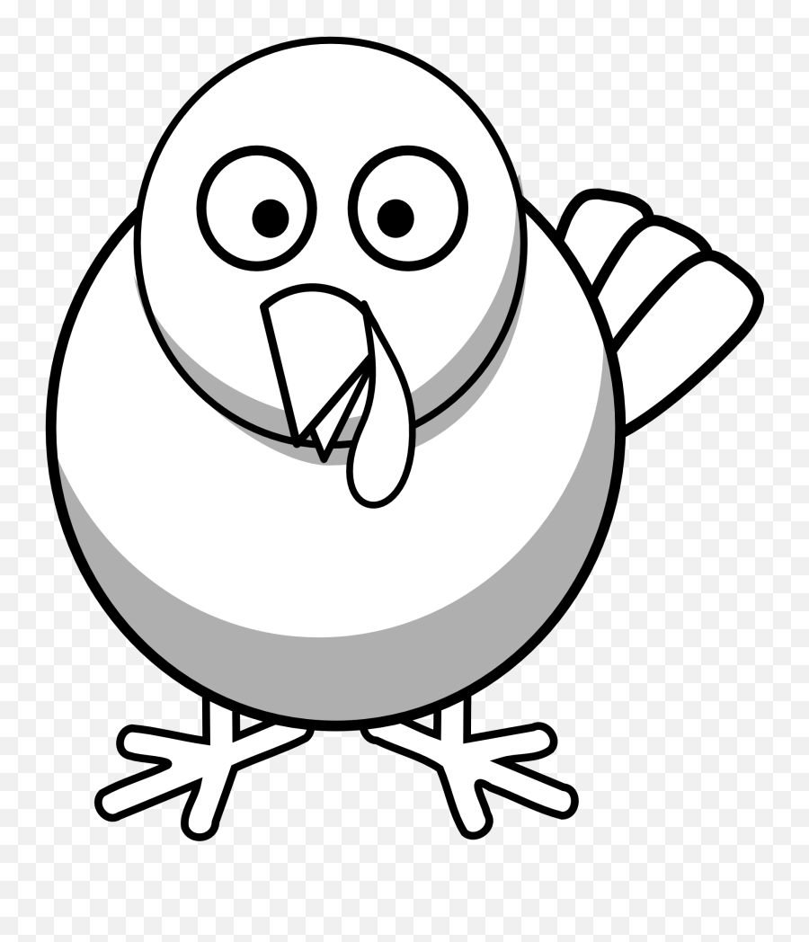 Black Adn White Png Files - Pavo De Thanksgiving Dibujo Para Colerear Emoji,Turkey Clipart Black And White