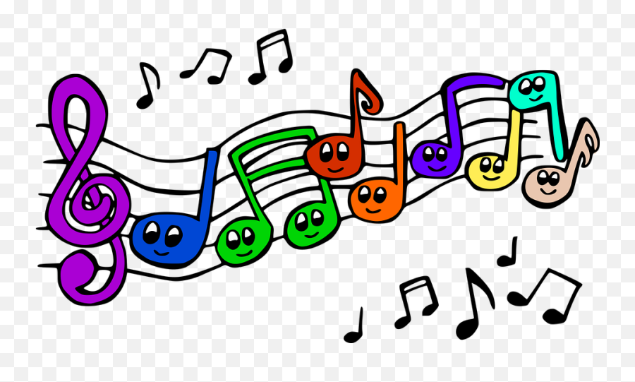 Free Photo Musical Notes Notes Music Merry Smile Treble Clef Emoji,Colorful Musical Notes Png