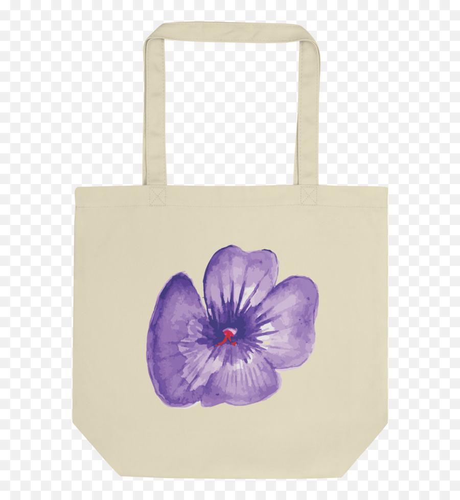 Purple Watercolor Flower Eco Tote Bag U2014 Terrasolis Inc Emoji,Purple Watercolor Png