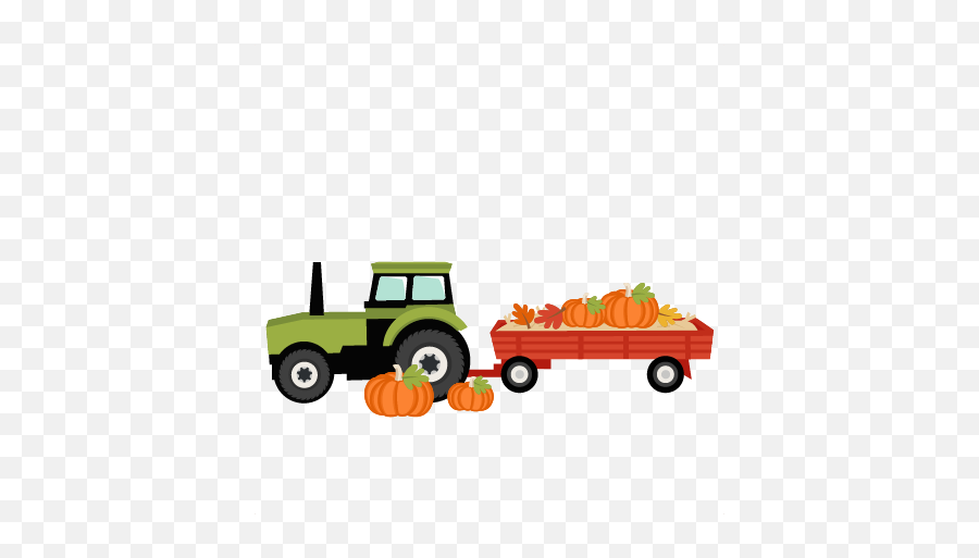 Tractor Pulling Pumpkins Svg Cut File Svg Cut File Scrapbook Emoji,Hay Bale Clipart