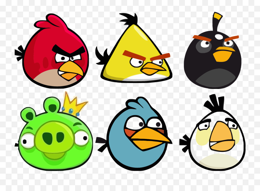 Download Hd The Birds And The Piigs Png Clipart - Pajaros De Emoji,Angry Bird Clipart