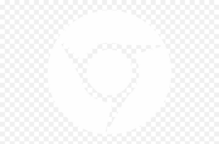 White Chrome 2 Icon - Free White Browser Icons Emoji,Chrome Logo Png