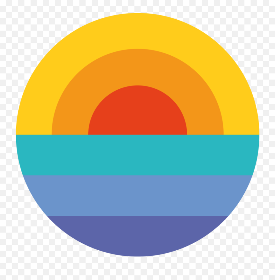 Sunset By Quentin Lagrange On Dribbble Emoji,Sun Logo Vector