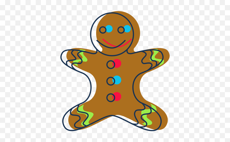 Gingerbread Man Cartoon Icon 42 Ad Ad Sponsored Man Emoji,Unibrow Png