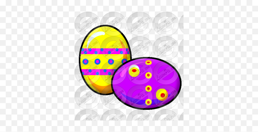 Easter Eggs Picture For Classroom Therapy Use - Great Dot Emoji,Eggs Clipart