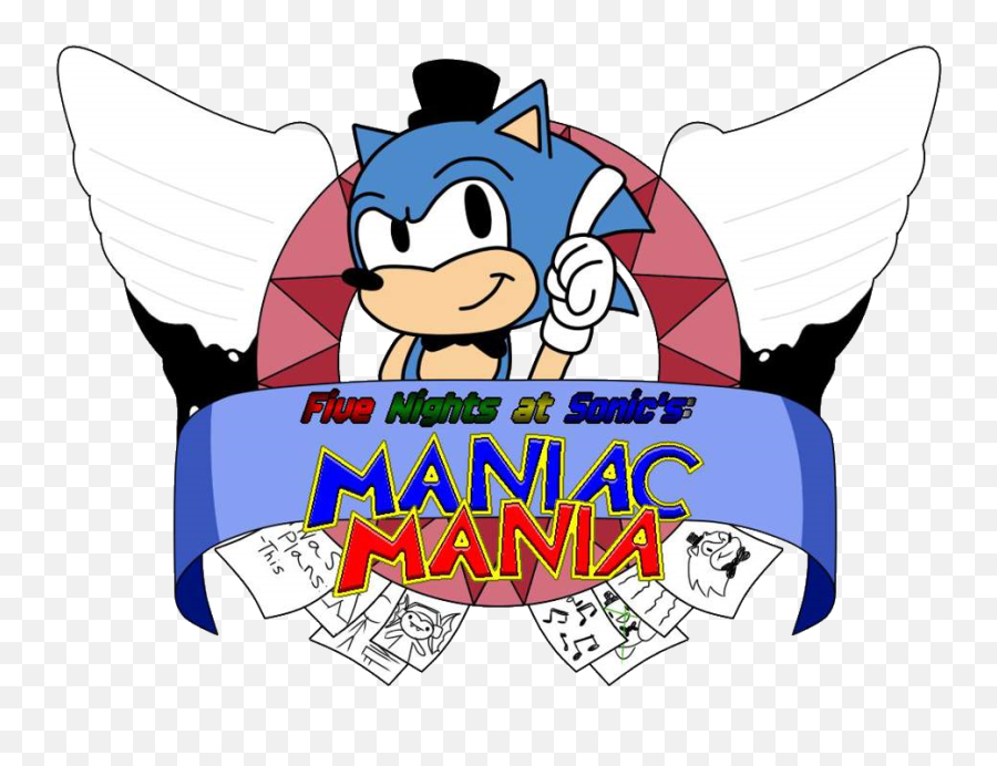 Maniac Mania - Fnas Logo Emoji,Sonic Mania Logo