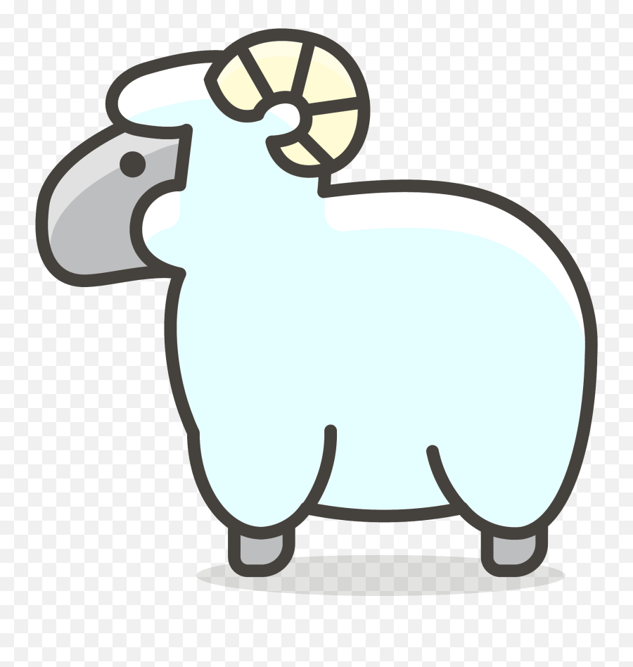 Ram Emoji Clipart - Animal Figure,Ram Clipart