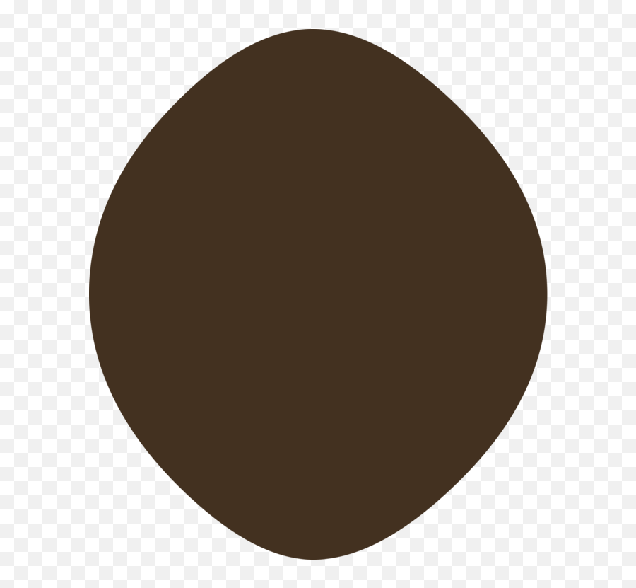 Brown Sphere Oval Png Clipart - Dot Emoji,Oval Clipart
