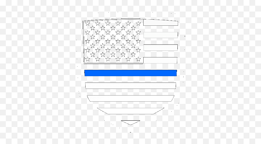 American Flag Tailgate Emblem - Thin Blue Red Line Vertical Emoji,Red Line Png