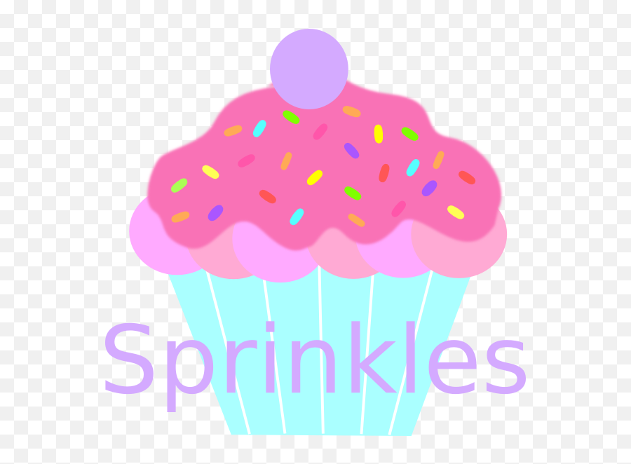 Sprinkles Clip Art At Clker - Baking Cup Emoji,Sprinkles Clipart