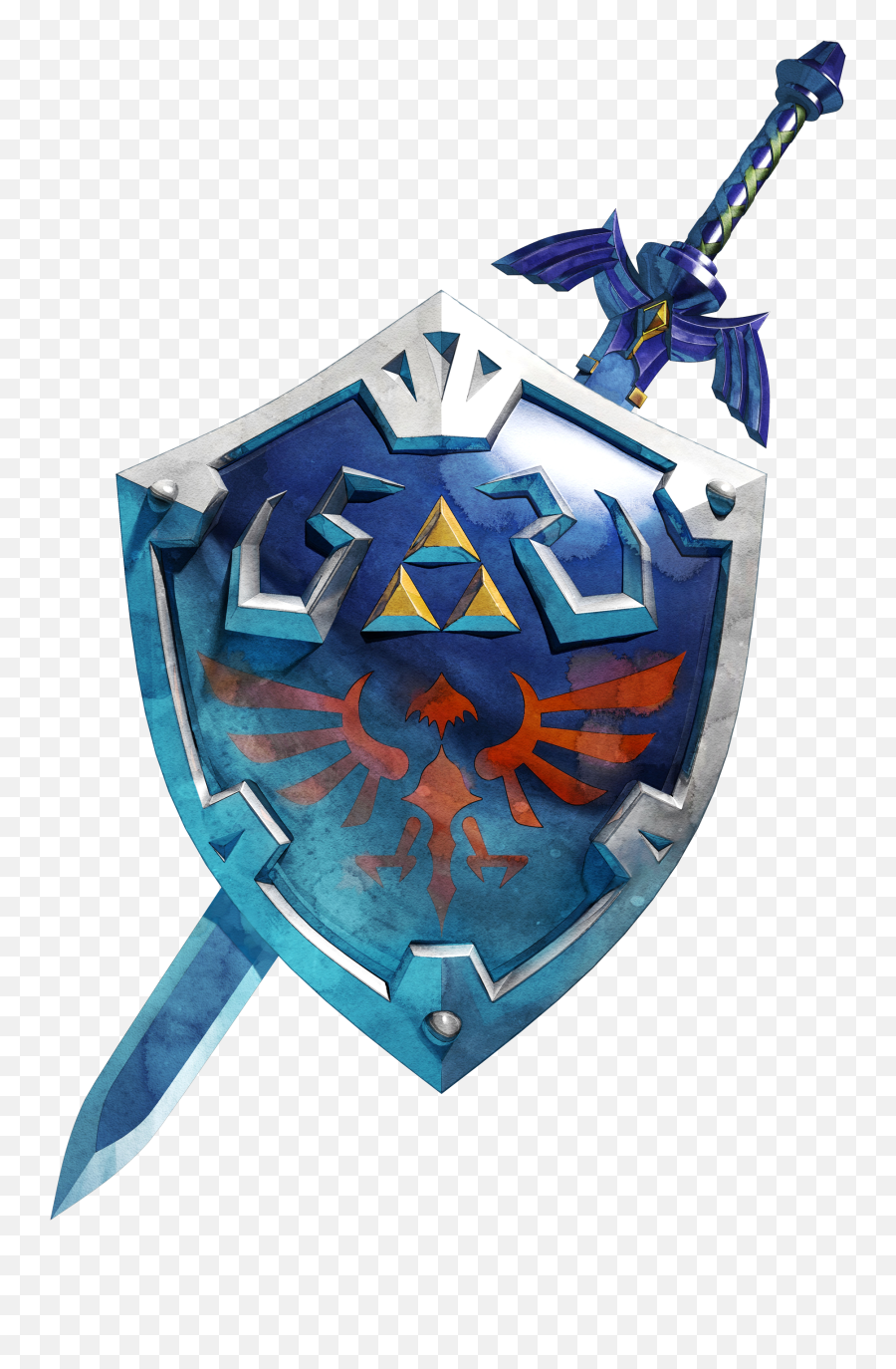 The Legend Of Zelda Logo Transparent Png 219232 Yandere - Master Sword And Hylian Shield Emoji,Zelda Logo