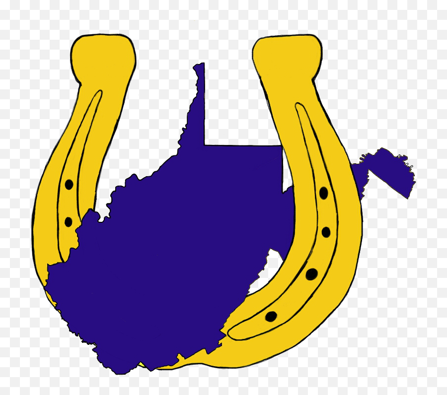 Clip Art Library - West Virginia Silhouette Emoji,Horseshoe Logo