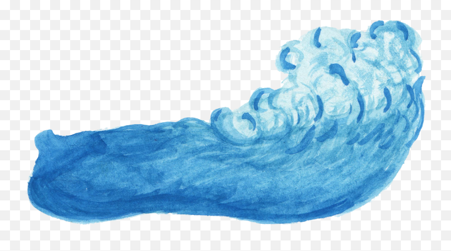 6 Watercolor Ocean Wave Png Transparent Onlygfxcom - Water Color Water Png Emoji,Waves Png