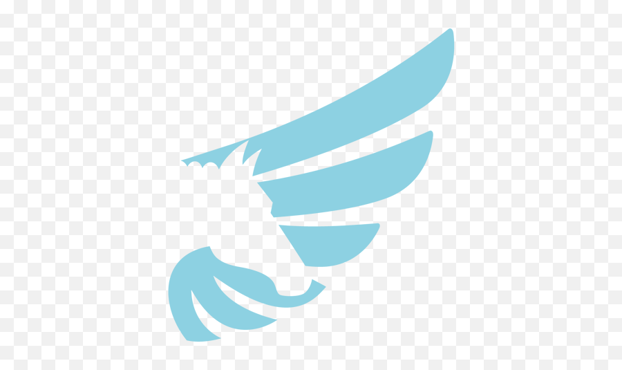 Performance Horse Supplements - Light Blue Wings Logo Emoji,Horse Racing Logo