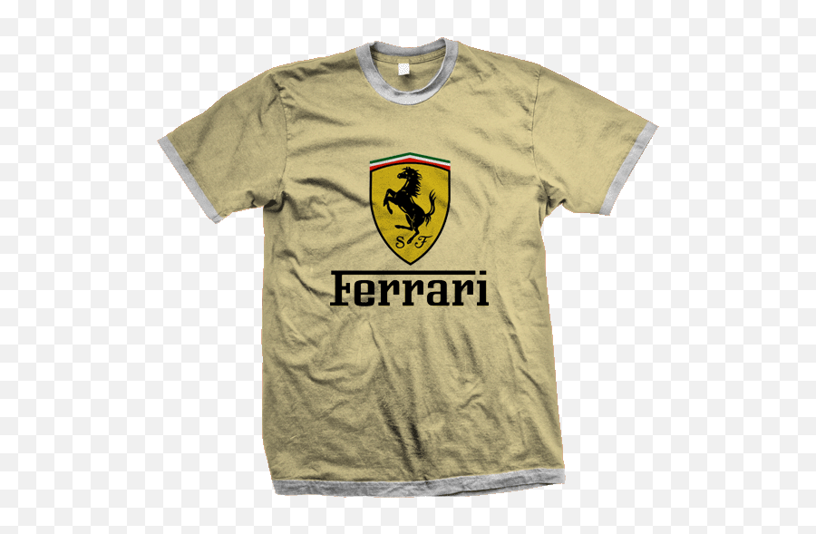Ferrari - Vintage Marine Corps Shirt Emoji,Ferari Logo