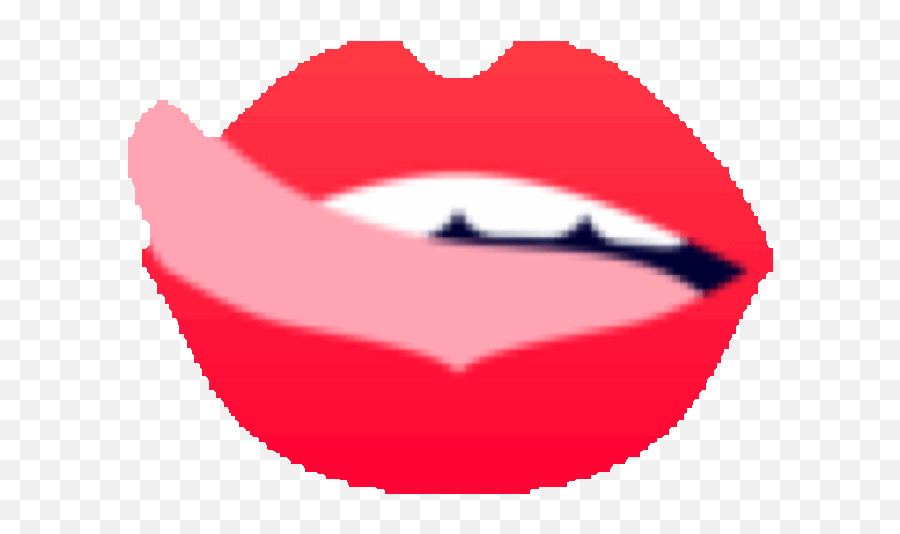 Kiss Clipart Gif - Lips Kiss Emoticon Gif Emoji,Kiss Clipart
