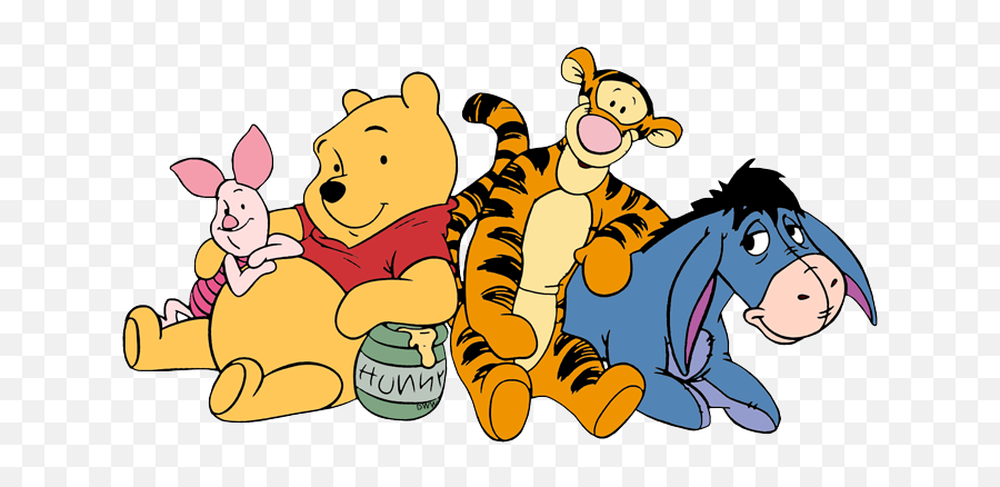 Pooh And Friends Vector Freeuse Stock - Winnie The Pooh And Friends Clipart Emoji,Friends Clipart