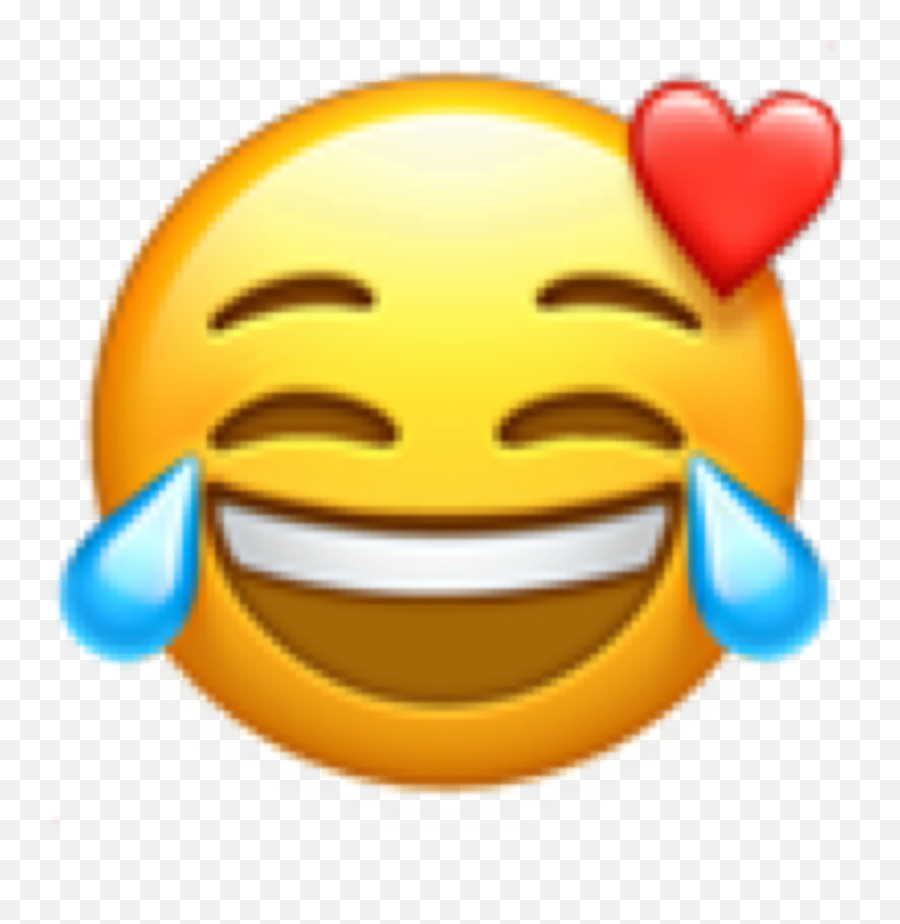 Emoji Laugh Love Crying Smiling Heart Sticker By Gg,Cry Laugh Emoji Png